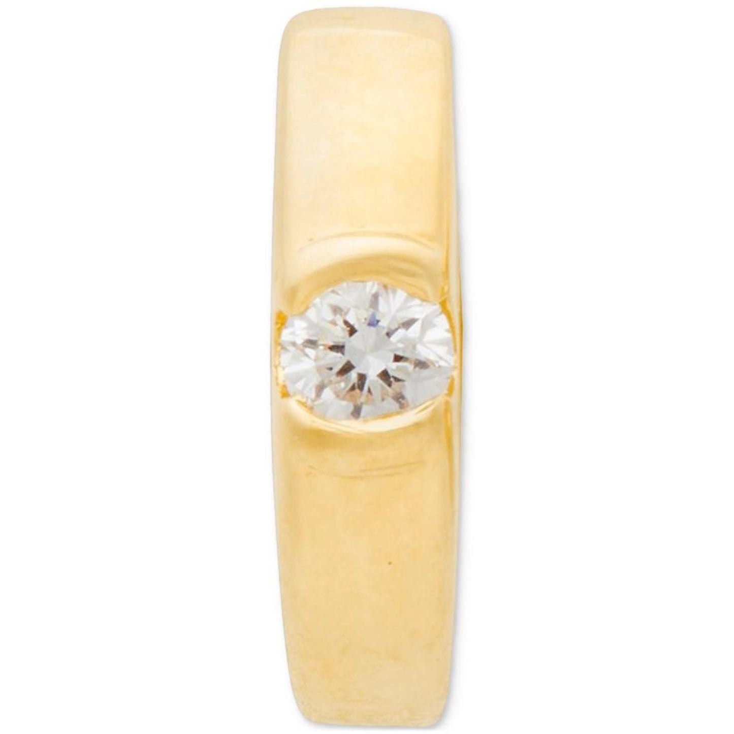 Meant To Be Diamond Accent Huggie Earrings