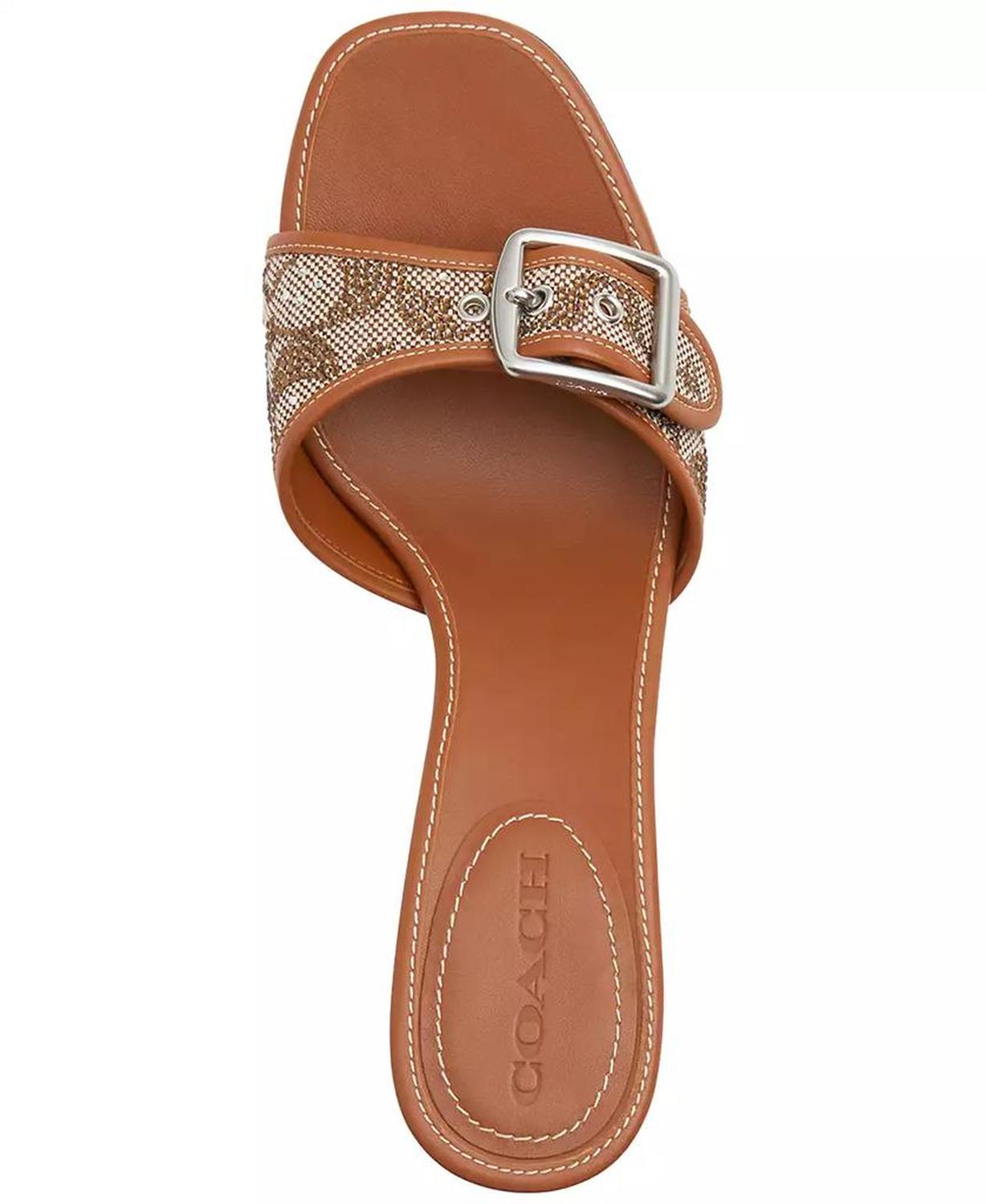 Women's Margot Crystal Signature Jacquard Sandals