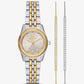Lexington Pavé Two-Tone Watch and Slider Bracelet Gift Set