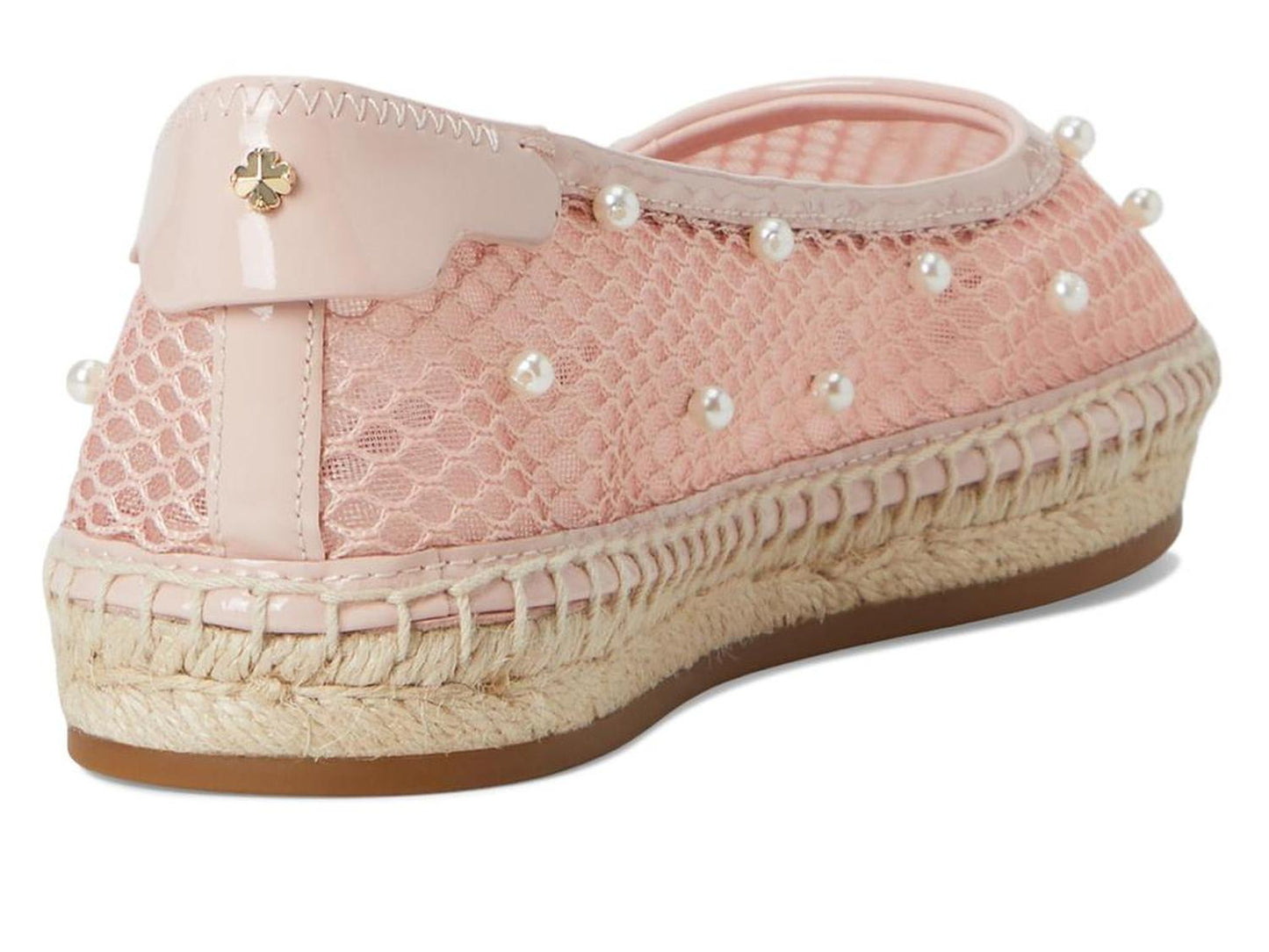 Pearl Fishnet Espadrille Ballet Flat