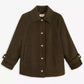 Women's Collared Button-Front Coat, Exclusively at Macy's