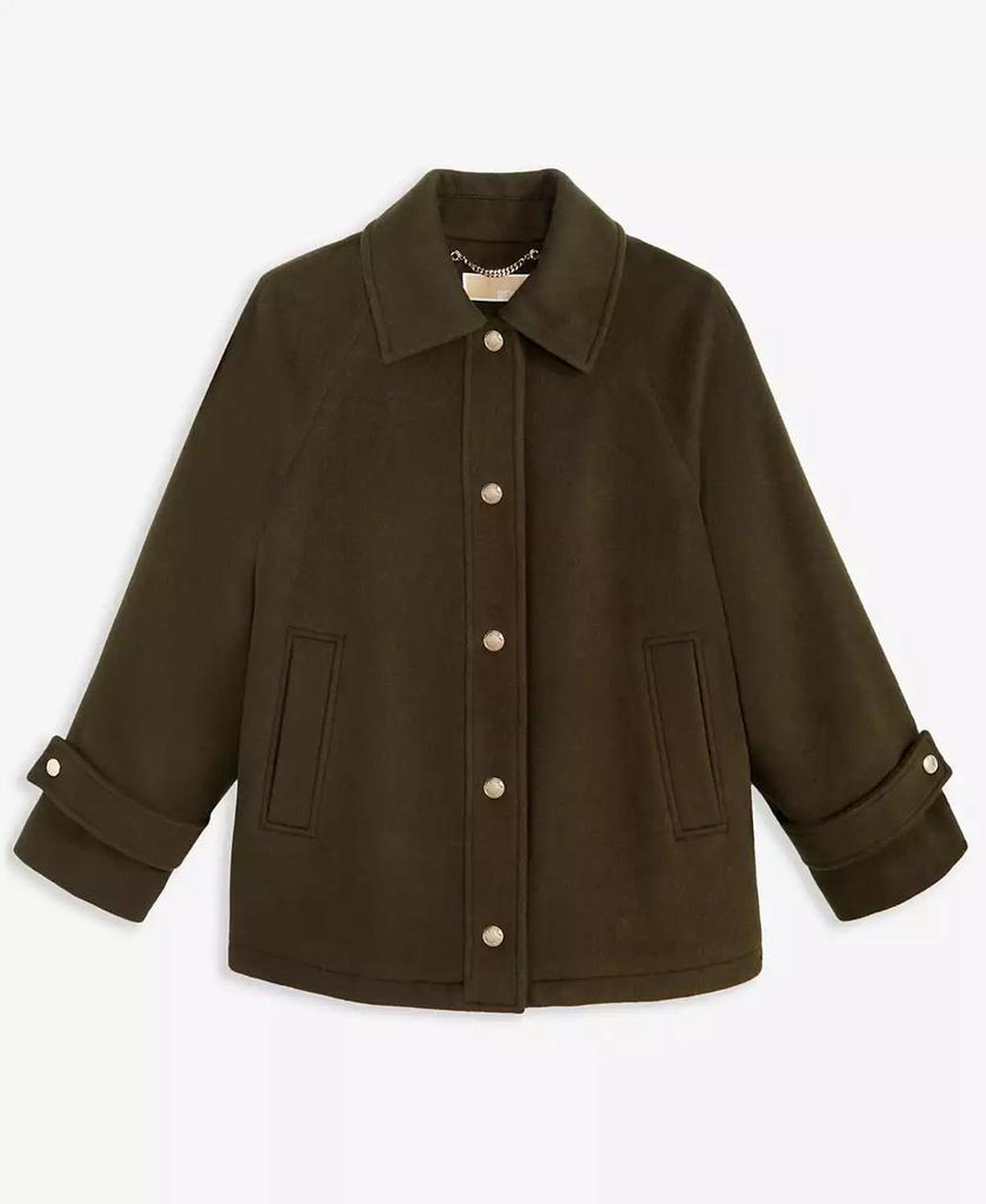 Women's Collared Button-Front Coat, Exclusively at Macy's