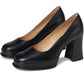 Sculpted C Leather Pumps