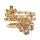 Gold-Tone 3-Pc. Set Fleurette Ring