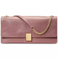 Deco Glazed Leather Soft Shoulder Bag