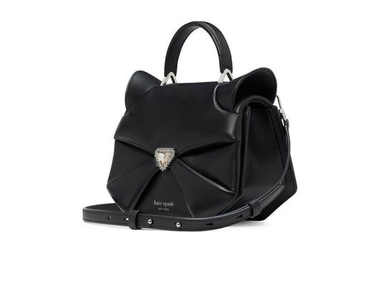 Whiskers Smooth Leather 3D Cat Crossbody
