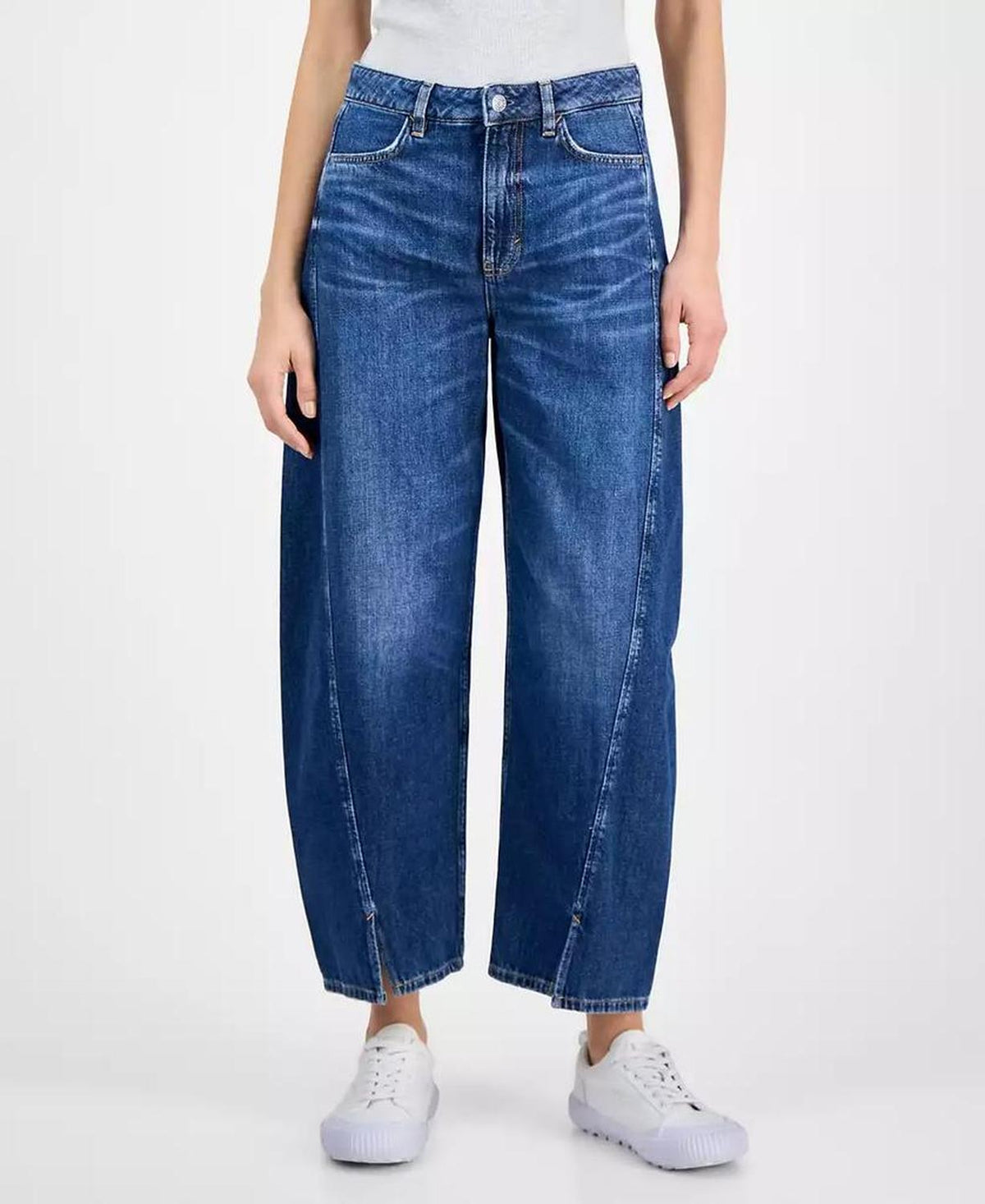 Women's High-Rise Balloon Ankle Jeans