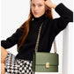 Women's Deco Pebbled Chain Small Shoulder Bag