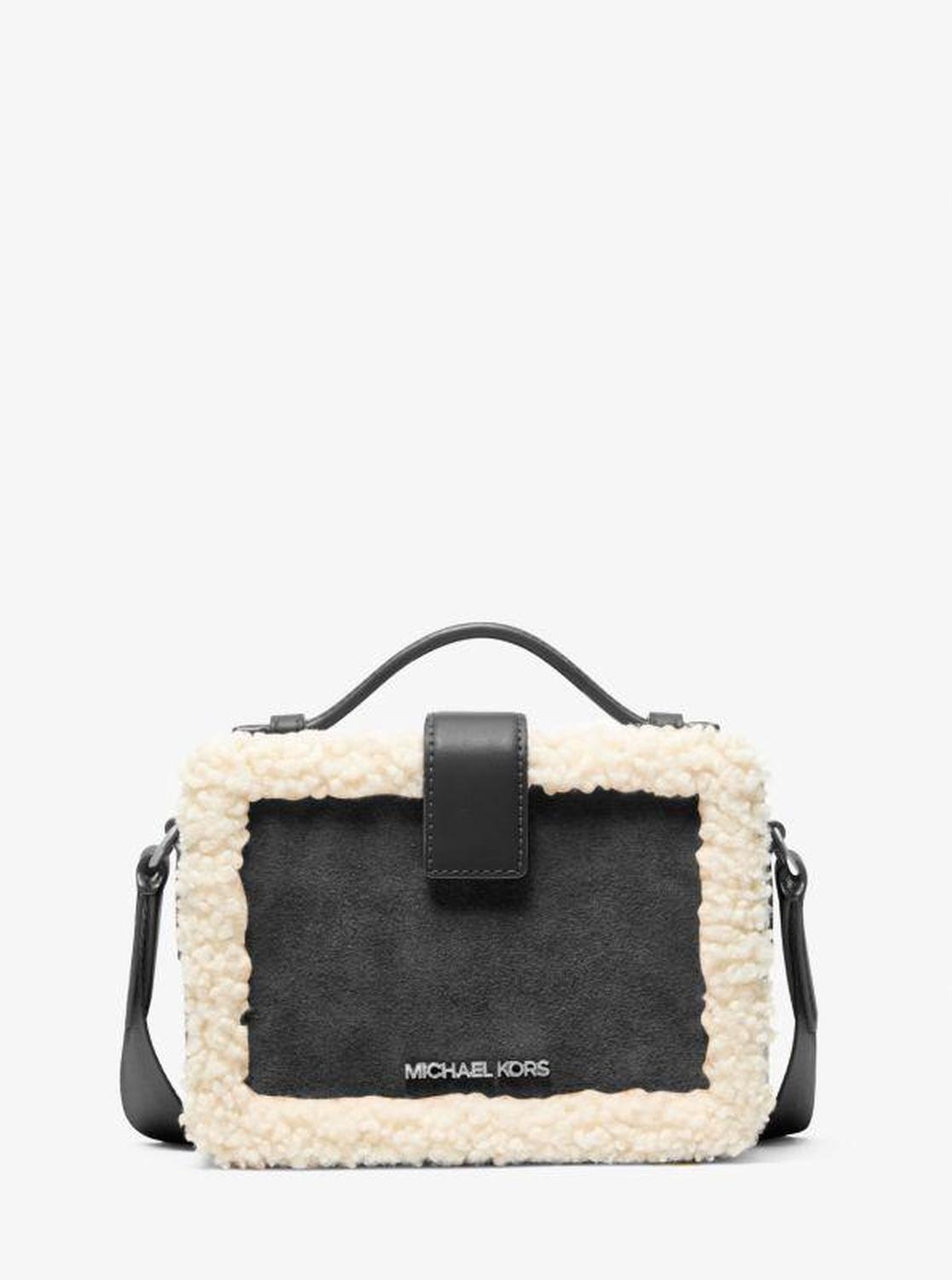 Cooper Suede and Sherpa Crossbody Bag