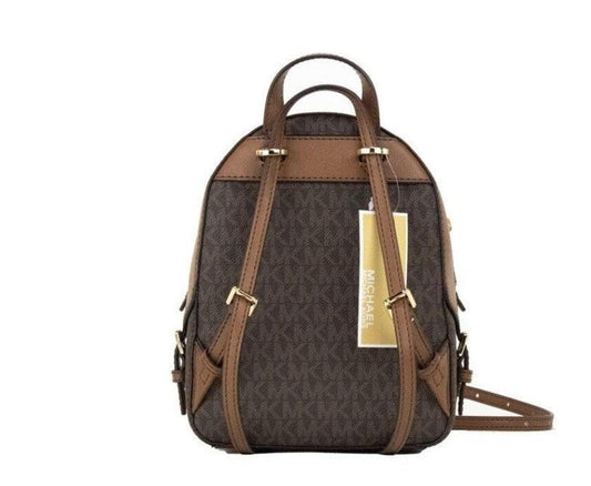 Michael Kors Jaycee mini XS  Signature PVC Zip Pocket Shoulder Backpack Women's Bag