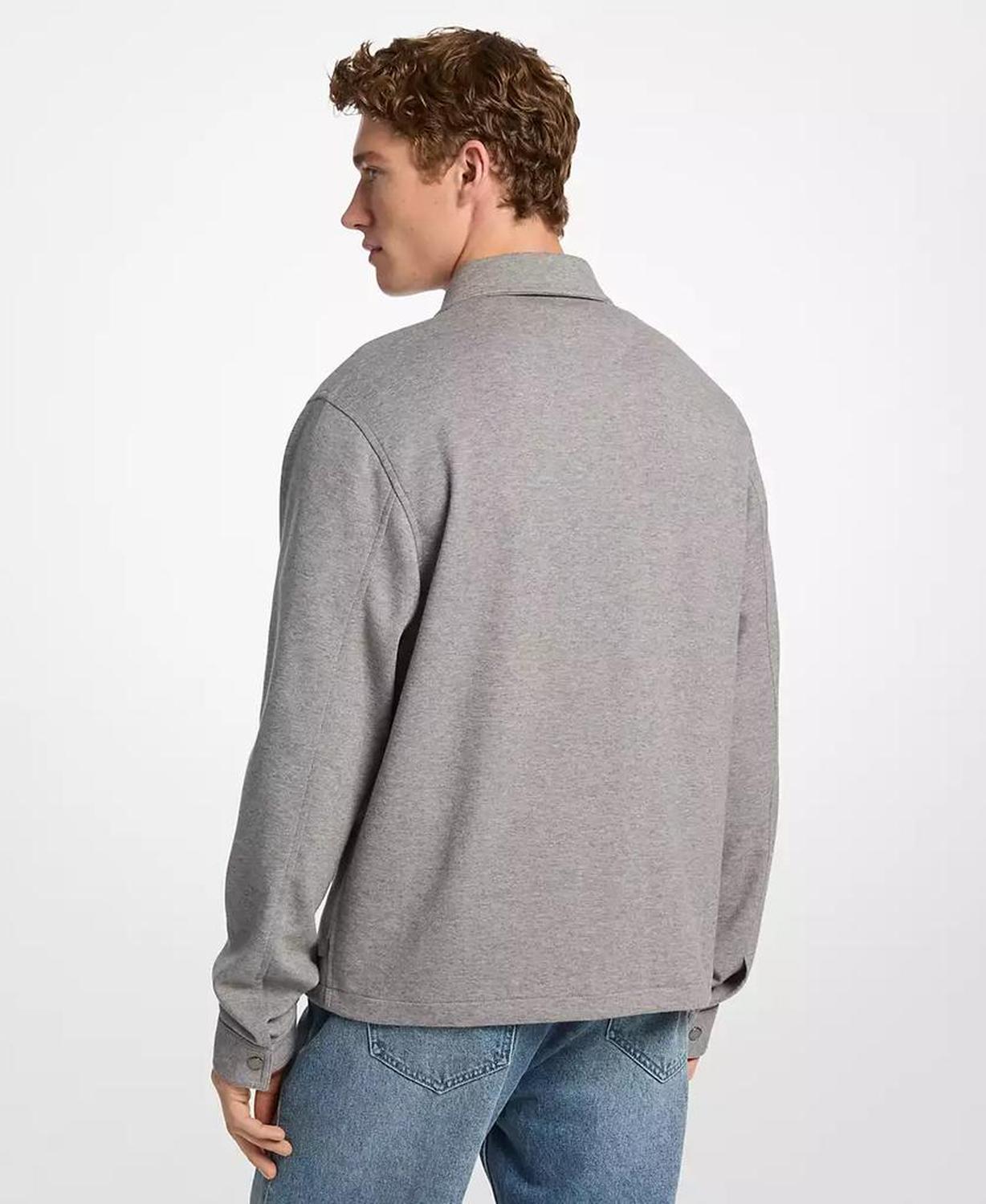 Men's Collared Long-Sleeve Jacket