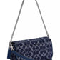 Brook Flap Small Chain Bag in Signature Denim