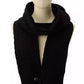 Soft Rib Cable Knit Scarf