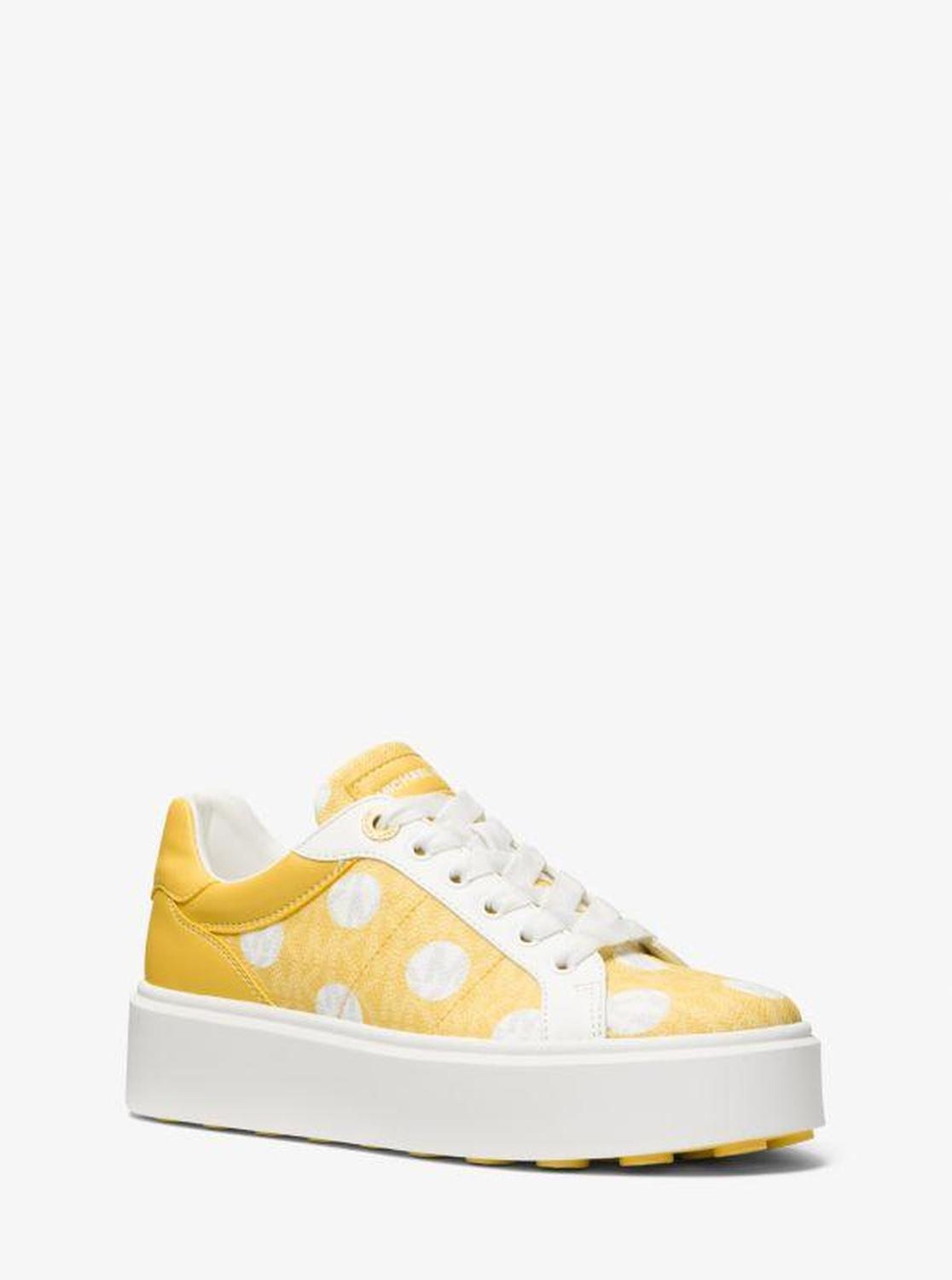 Romey Polka Dot Signature Logo Platform Sneaker