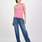 Women's Sweetheart-Neck Sleeveless Knit Top