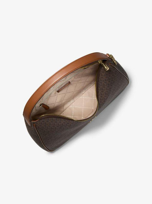 Nayla Medium Signature Logo Shoulder Bag