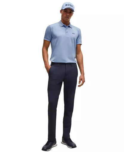 Men's Striped Tape Insert Polo Shirt