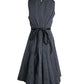 Marc Jacobs Pleated Sleeveless Dress in Black Polyester