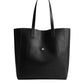 Men's Natural Grain Leather Tote Bag