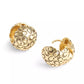 Signature Quilted Orb Huggie Earrings