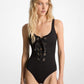 Lace-Up Swimsuit