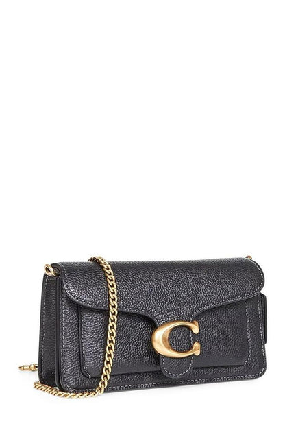 Coach Logo Plaque Chain Crossbody Bag