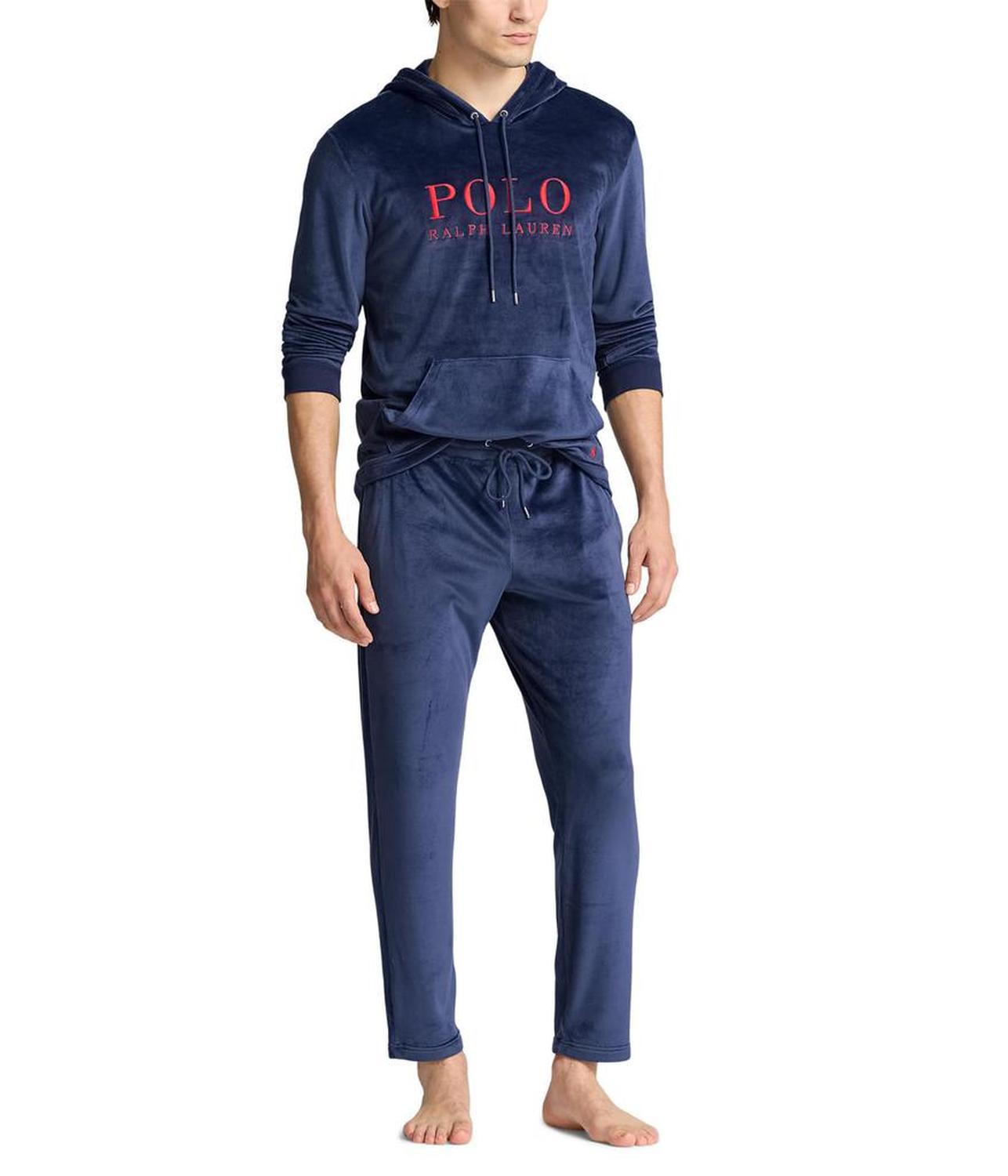 Plush Velour Slim PJ Pant