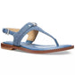 Mandy Logo Slingback Thong Sandals