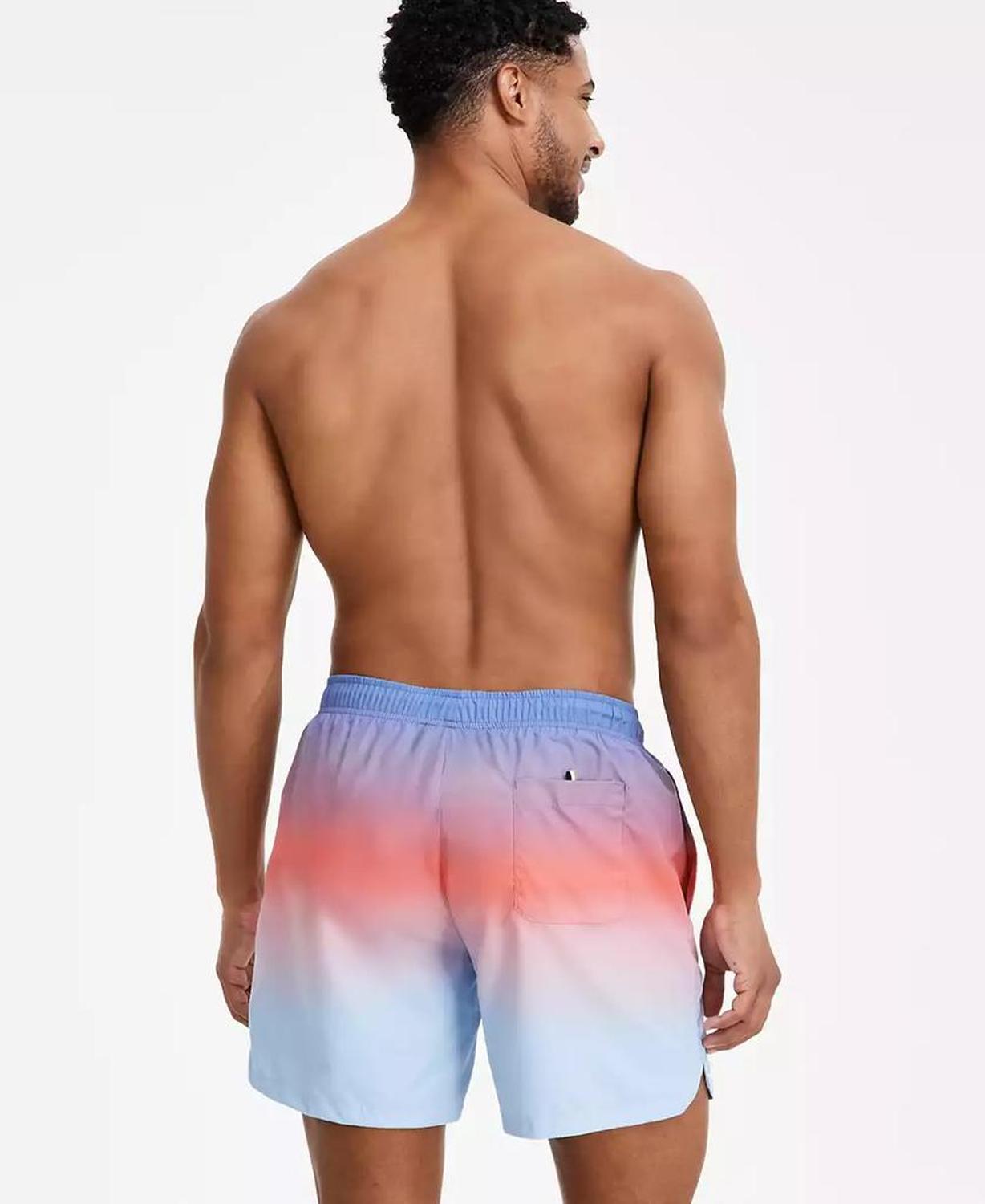 Men's Color Gradient Swim Trunks