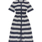 Kate Spade Striped Belted Dress