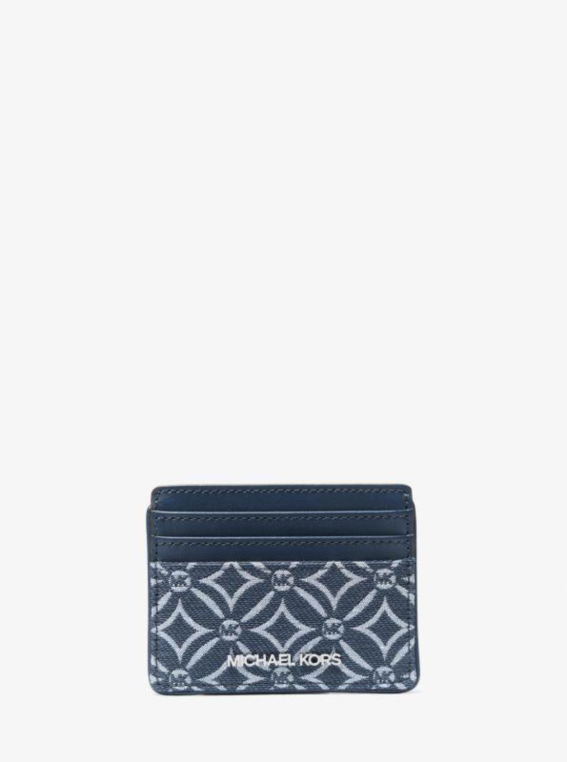 Jet Set Travel Large Logo Jacquard Card Case