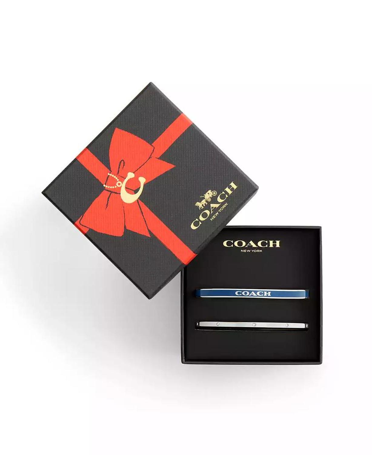 Gold Plated Duo Bangle Bracelet Set