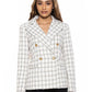 FARRAH TWEED CLASSIC DOUBLE BREASTED JACKET