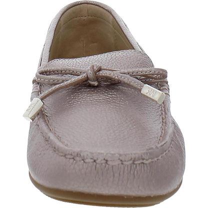 Womens Leather Slip On Moccasins