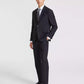 Men Modern-Fit Stretch Solid Nested Suits