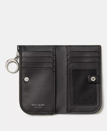 Halo Fine Grain Leather Slim Bifold Wallet