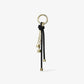 Gold-Tone and Speckled Cord Bag Charm
