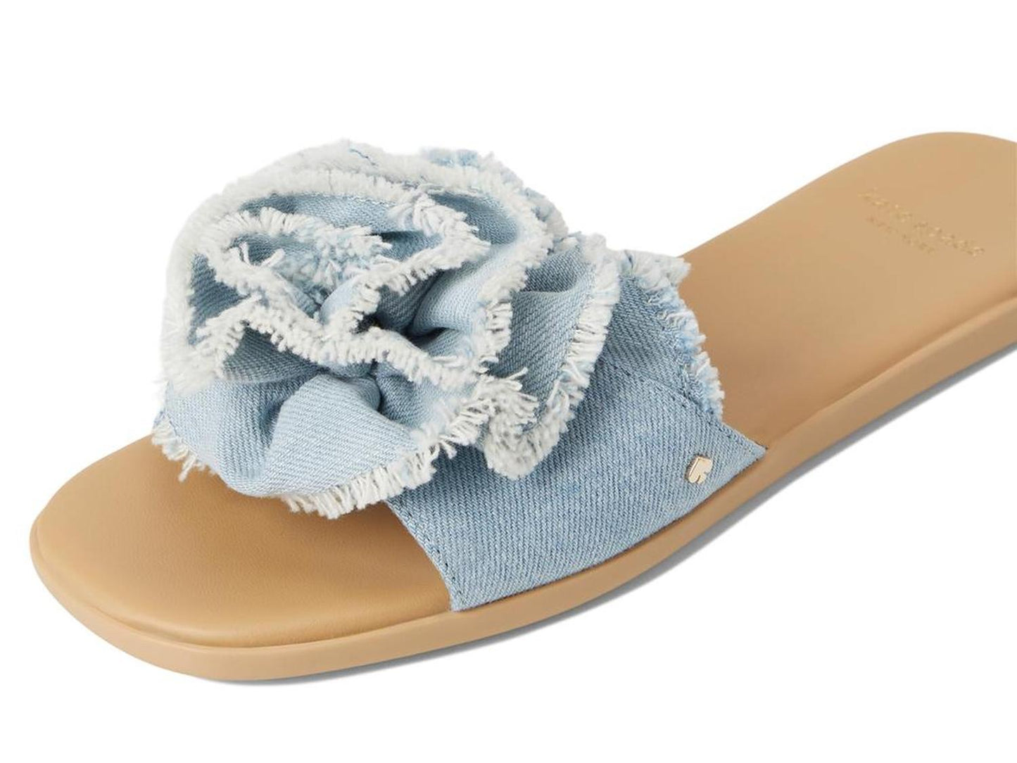 Flourish Denim Flat Sandal