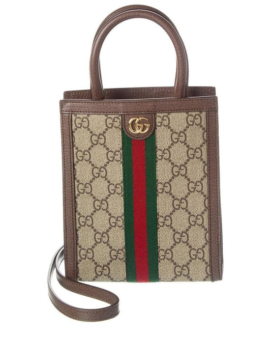 Gucci Ophidia GG Supreme Canvas & Leather Super Mini Bag