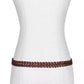 Micheal Kors Women's Braided Leather Belt