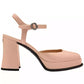 Women's Sculpted-Heel Platform Pumps
