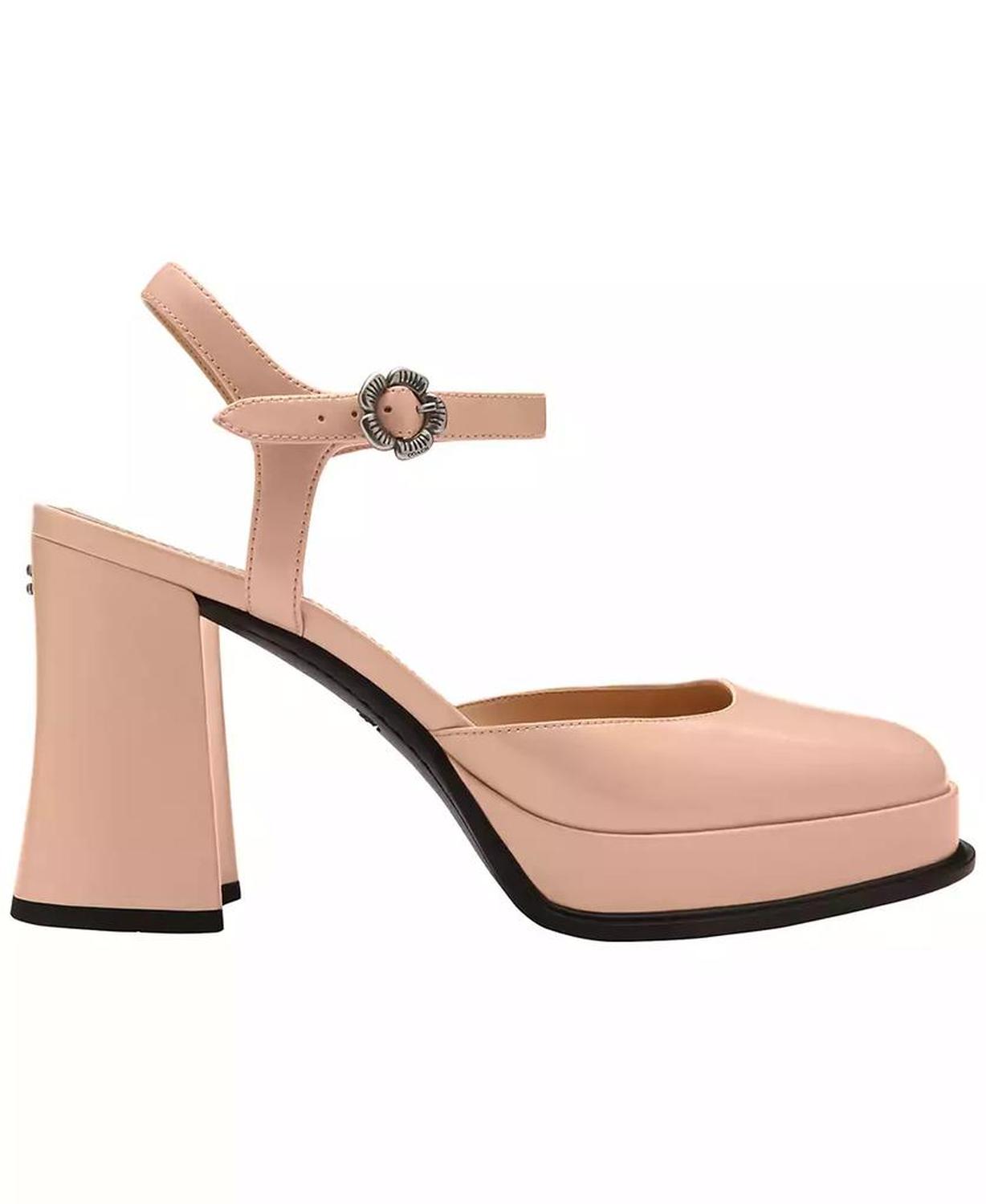 Women's Sculpted-Heel Platform Pumps