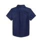 Linen Short Sleeve Shirt (Toddler/Little Kid)