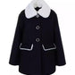 Big Girls Faux Wool Collar Jacket