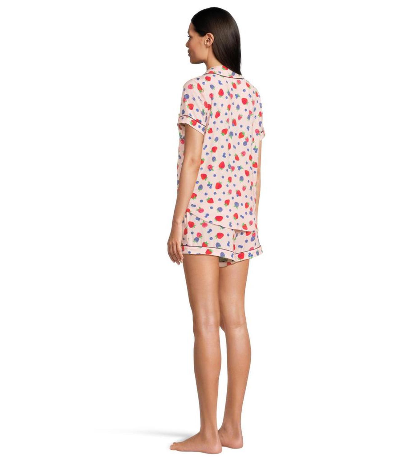 Short Sleeve Boxer PJ Set