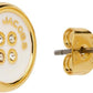 Gold 'The Button Stud' Earrings