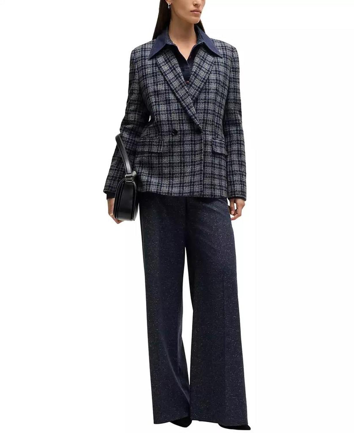 Women’s Relaxed-Fit Double-Breasted Jacket