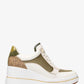 Emmy Mixed-Media Wedge Trainer