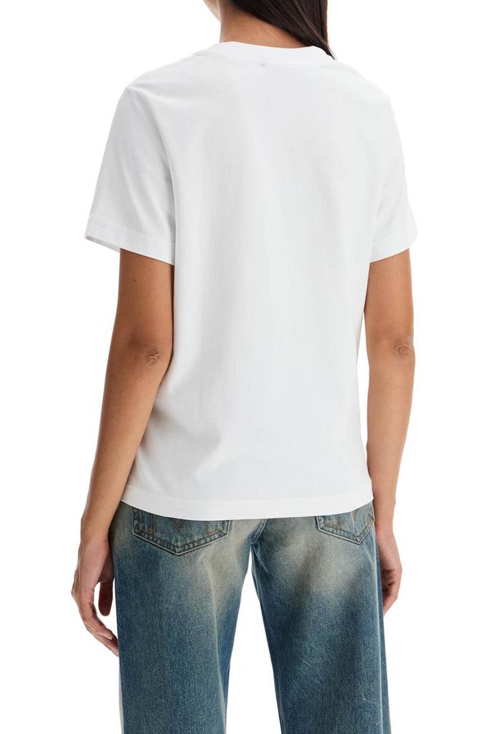 Women's T-Shirt With Patch Logo Design