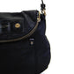 Marc Jacobs Womens Leather Trim Nylon Flap Crossbody Handbag Black